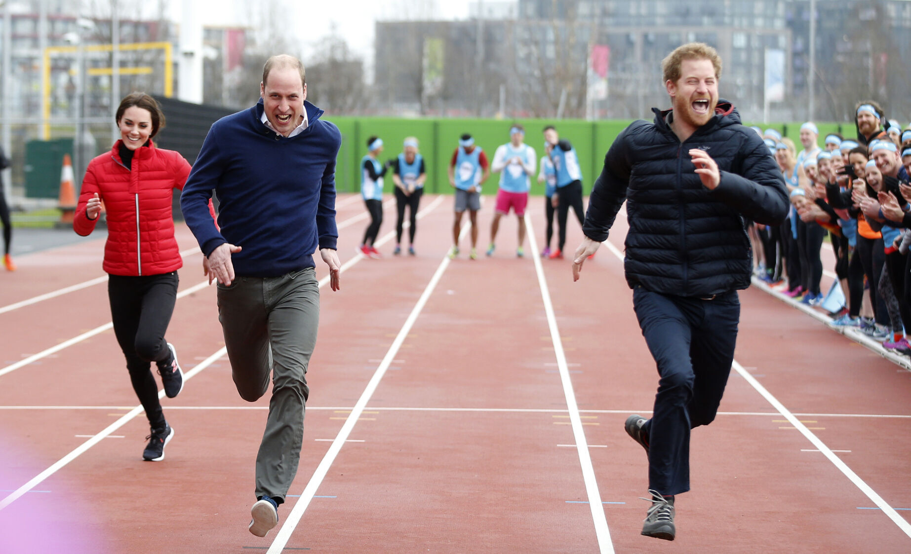 Britain Prince Philip Harry and William